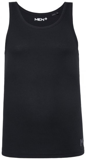 Men+ 620 Rievots bezpiedurkņu krekls Melns - T-krekli - T-krekli - 2XL-14XL