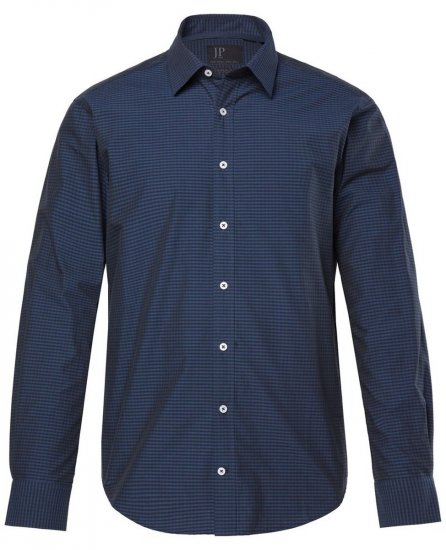 JP1880 Shirt Long Sleeve Kent Collar Navy - Krekli - Krekli - 2XL-8XL
