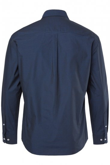 JP1880 Shirt Long Sleeve Kent Collar Navy - Krekli - Krekli - 2XL-8XL
