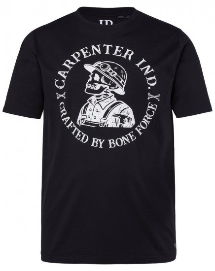 JP1880 T-Shirt Chest Print Bone Force Black - T-krekli - T-krekli - 2XL-14XL