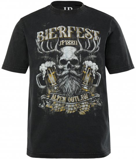 JP1880 Beer Festival Design Vintage Looking T-Shirt Black - T-krekli - T-krekli - 2XL-14XL
