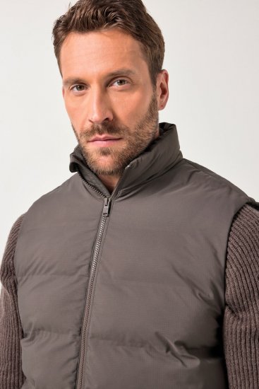 JP1880 841361 Lāzera stepēta veste Mokas brūns - Jakas & Lietus apģērbs - Jakas - 2XL-12XL