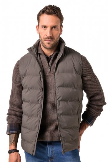 JP1880 841361 Lāzera stepēta veste Mokas brūns - Jakas & Lietus apģērbs - Jakas - 2XL-12XL