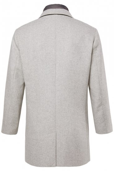 JP1880 841583 Vilnas mētelis ar noņemamu oderi Pelēks - Jakas & Lietus apģērbs - Jakas - 2XL-12XL