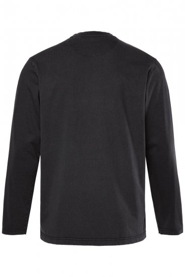Men+ 612 T-krekls ar garām piedurknēm Denim Brand Company Melns - T-krekli - T-krekli - 2XL-14XL