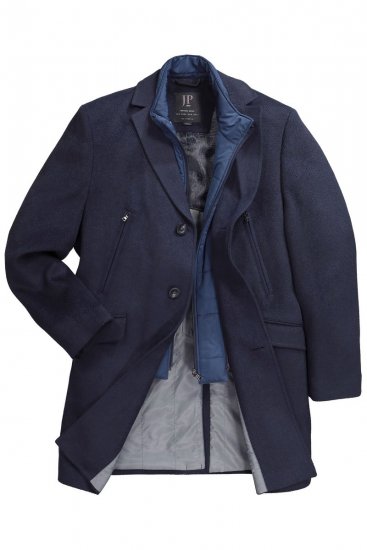 JP1880 Coat Flexnamic With Removable Insert Navy - Jakas & Lietus apģērbs - Jakas - 2XL-12XL