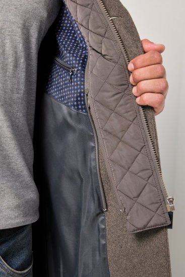 JP1880 FLEXNAMIC Mantel Quilted Insert Brown - Jakas & Lietus apģērbs - Jakas - 2XL-12XL