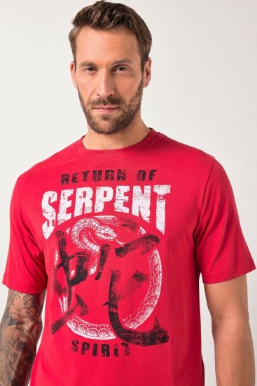 JP1880 T-Shirt Short Sleeve Serpent Red - T-krekli - T-krekli - 2XL-14XL