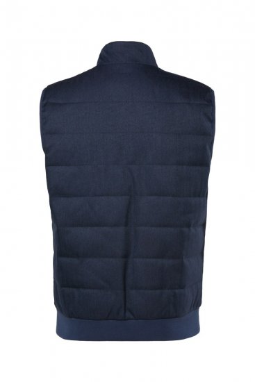 Boston Park 995 Divkrāsaina stepēta veste Tumši zils - Jakas & Lietus apģērbs - Jakas - 2XL-12XL