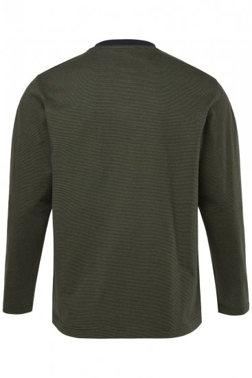 JP1880 Pyjamas Two-piece Striped Dark Green - Apakšveļa un peldšorti - Apakšveļa - 2XL-8XL