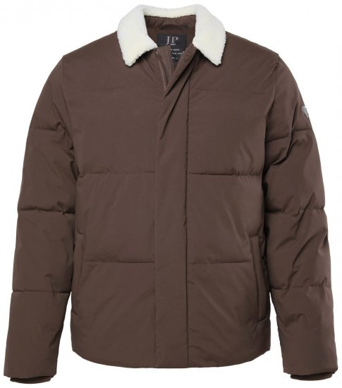 JP1880 842508 Jaka ar teddy apkakli Lazdu rieksts - Jakas & Lietus apģērbs - Jakas - 2XL-12XL