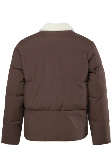JP1880 842508 Jaka ar teddy apkakli Lazdu rieksts - Jakas & Lietus apģērbs - Jakas - 2XL-12XL