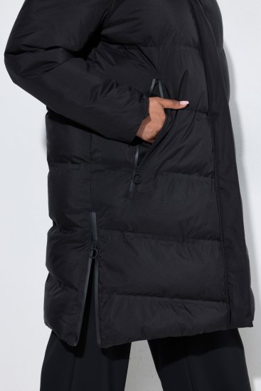 Ulla Popken SYMPATEX Triple Function Coat Black - Mēteļi - Lielo izmēru mēteļi sievietēm
