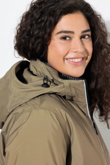 Ulla Popken 844034 Funkcionāla jaka Haki - Jakas - Jakas sievietēm lielos izmēros