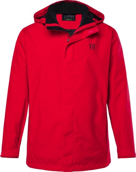 Jay-Pi 844210 Lietusjaka ar salokāmu kapuci Salsas sarkans - Jakas & Lietus apģērbs - Jakas - 2XL-12XL