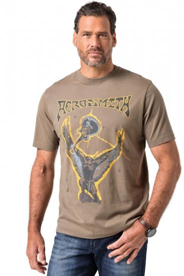 JP1880 844644 Aerosmith T-krekls Tumši taupe - Grupas T-krekli - Grupu un mūzikas T-krekli