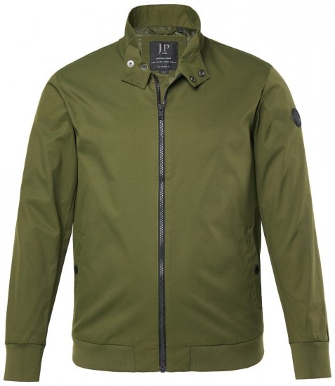 JP1880 844652 Bomber jaka ar spiedpogām Haki - Jakas & Lietus apģērbs - Jakas - 2XL-12XL