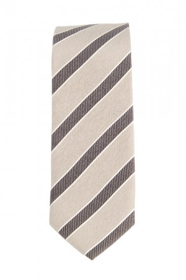 JP1880 Silk Tie Extra Long with Stripes - Kaklasaites un tauriņi - 