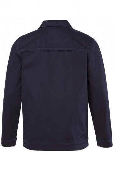 Men+ 876 Džinsa jaka ar rāvējslēdzēju Tumši zils - Jakas & Lietus apģērbs - Jakas - 2XL-12XL