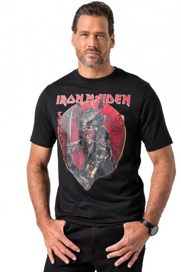 JP1880 845106 Iron Maiden Senjutsu T-krekls Melns - Grupas T-krekli - Grupu un mūzikas T-krekli