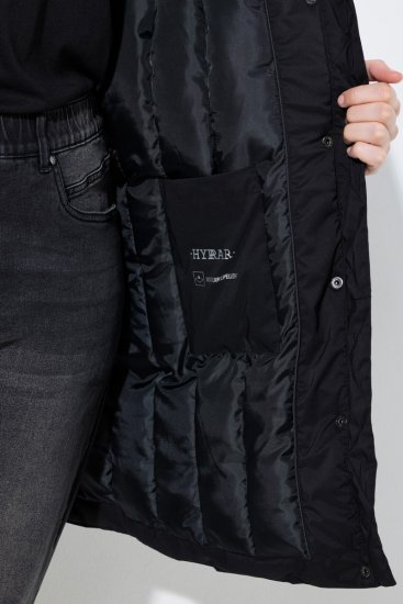 Ulla Popken 845111 Parka Melns - Mēteļi - Lielo izmēru mēteļi sievietēm