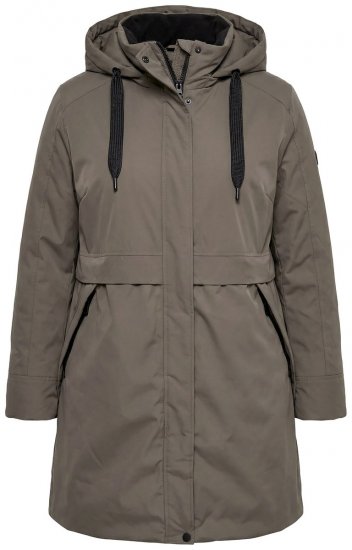 Ulla Popken 845111 Parka Tumši zaļš - Mēteļi - Lielo izmēru mēteļi sievietēm