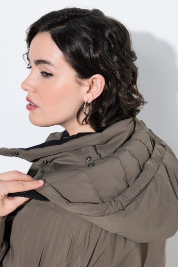 Ulla Popken 845111 Parka Tumši zaļš - Mēteļi - Lielo izmēru mēteļi sievietēm