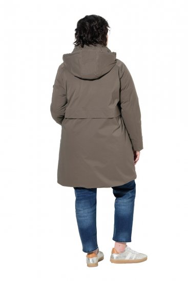 Ulla Popken 845111 Parka Tumši zaļš - Mēteļi - Lielo izmēru mēteļi sievietēm