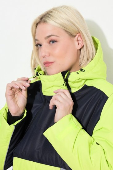 Ulla Popken 845115 Funkcionāls mētelis Pelēks - Mēteļi - Lielo izmēru mēteļi sievietēm