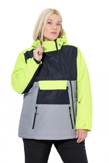 Ulla Popken 845115 Funkcionāls mētelis Pelēks - Mēteļi - Lielo izmēru mēteļi sievietēm
