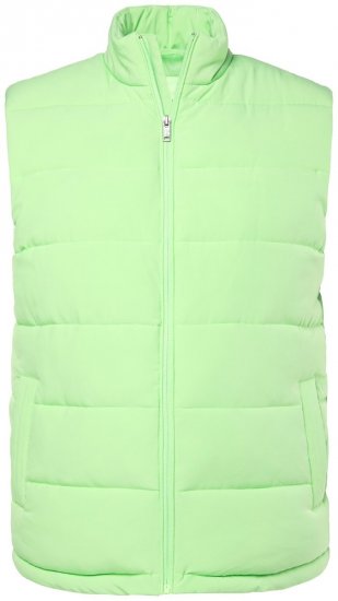 JP1880 845455 Stepēta stiepīga veste Pistāciju zaļš - Jakas & Lietus apģērbs - Jakas - 2XL-12XL