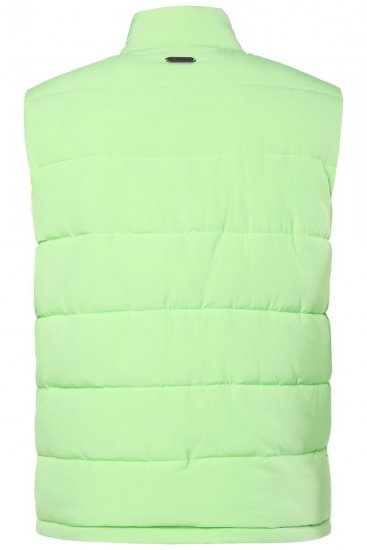 JP1880 845455 Stepēta stiepīga veste Pistāciju zaļš - Jakas & Lietus apģērbs - Jakas - 2XL-12XL