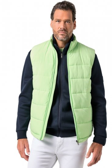 JP1880 845455 Stepēta stiepīga veste Pistāciju zaļš - Jakas & Lietus apģērbs - Jakas - 2XL-12XL