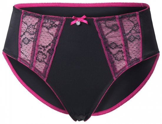 Ulla Popken 845885 Biksītes ar ziediem ar mežģīnēm Rozā - Biksītes - 