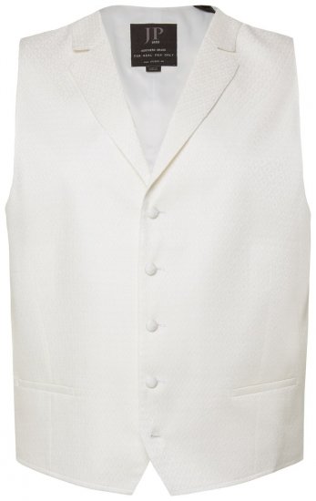 JP1880 846048 Kāzu veste Krēmbalts - Uzvalki un žaketes - Liela izmēra uzvalki un bleizeri