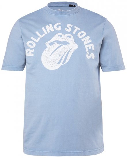 JP1880 846221 Rolling Stones Tongue T-krekls Gaiši zils - Grupas T-krekli - Grupu un mūzikas T-krekli