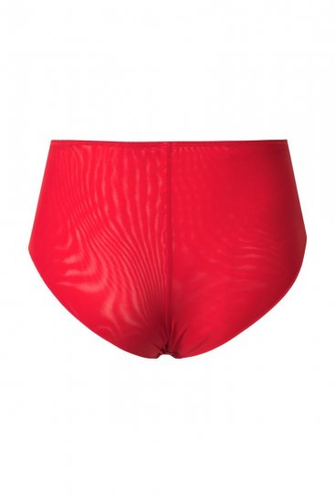 Ulla Popken 846235 Hipster biksītes ar mežģīnēm Sarkans - Biksītes - 
