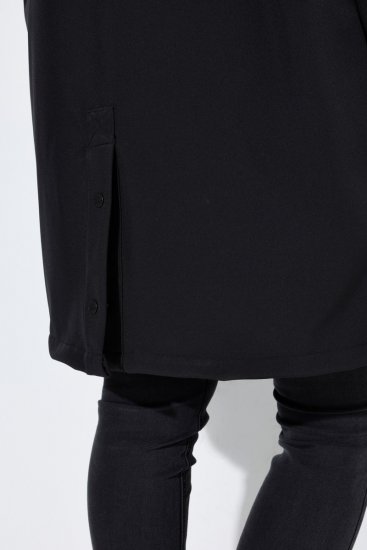 Ulla Popken 846278 Softshell mētelis Melns - Mēteļi - Lielo izmēru mēteļi sievietēm