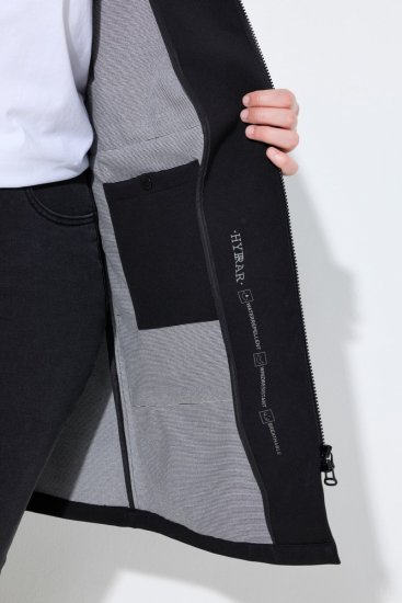 Ulla Popken 846278 Softshell mētelis Melns - Mēteļi - Lielo izmēru mēteļi sievietēm