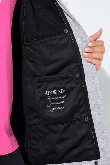 Ulla Popken 846744 Softshell jaka Pelēks melanžs - Jakas - Jakas sievietēm lielos izmēros