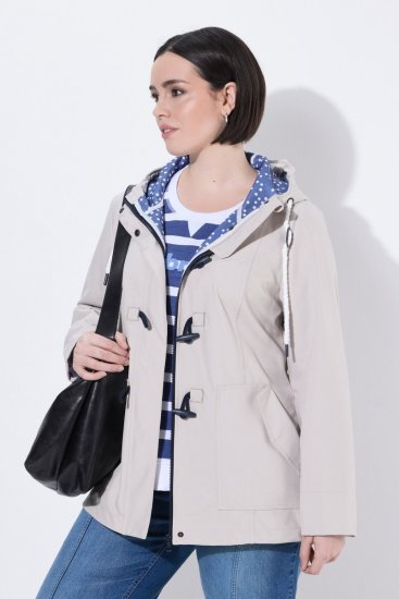 Ulla Popken 846853 Softshell jaka Šampanieša - Jakas - Jakas sievietēm lielos izmēros