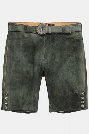 JP1880 846895 Bermudas no kazas zamša Tumši olīvu - Šorti - Šorti - W40-W60