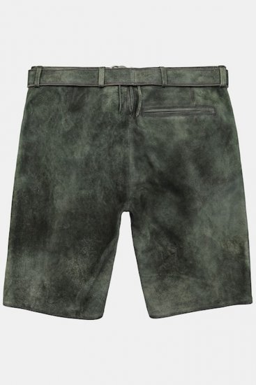 JP1880 846895 Bermudas no kazas zamša Tumši olīvu - Šorti - Šorti - W40-W60