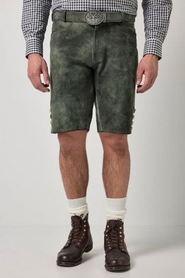 JP1880 846895 Bermudas no kazas zamša Tumši olīvu - Šorti - Šorti - W40-W60