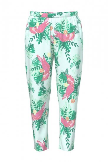 Ulla Popken 846971 Pidžama ar rakstu Gaiši zaļš - Pidžamas/Loungewear - 
