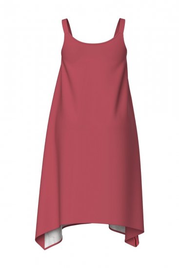 Ulla Popken 847481 Rakstaina kleita Sarkans - Mini kleitas - Mini kleitas lielajos izmēros