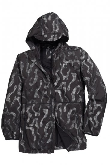 Jay-Pi 847852 Īpaši viegla āra jaka ar atstarojošu apdruku Melns - Jakas & Lietus apģērbs - Jakas - 2XL-12XL