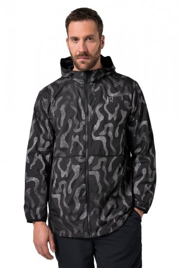 Jay-Pi 847852 Īpaši viegla āra jaka ar atstarojošu apdruku Melns - Jakas & Lietus apģērbs - Jakas - 2XL-12XL