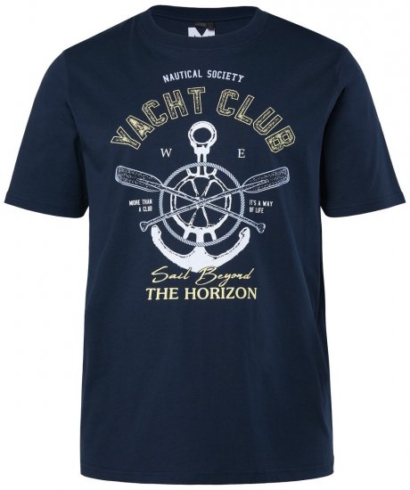 Men+ 958 T-krekls Yacht Club Tumši zils - T-krekli - T-krekli - 2XL-14XL