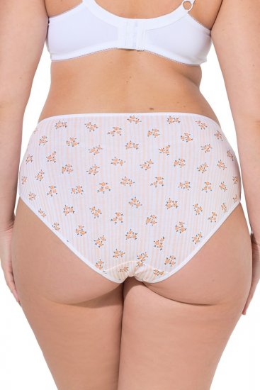 Ulla Popken 849098 Biksītes ar ziediem 6 gab. Oranžs - Biksītes - 